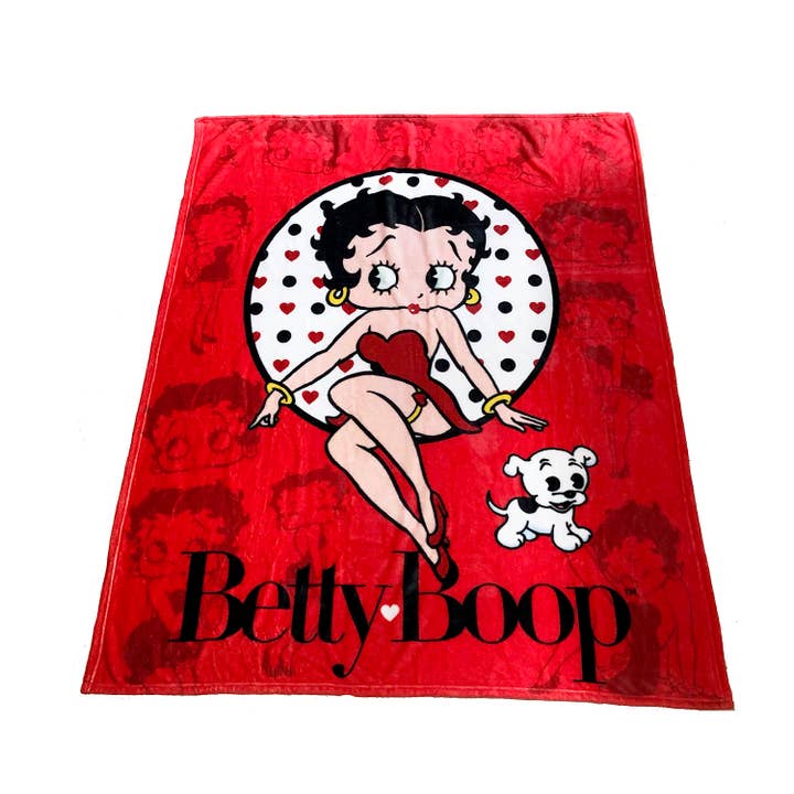 MID-SOUTH PRODUCTS - Wholesale Throw Blanket - Betty Boop Throw Blanket - Silhouettes