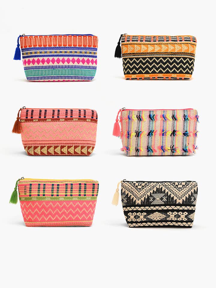 Lot de 6 trousses de maquillage Spring pour la vente par America & Beyond