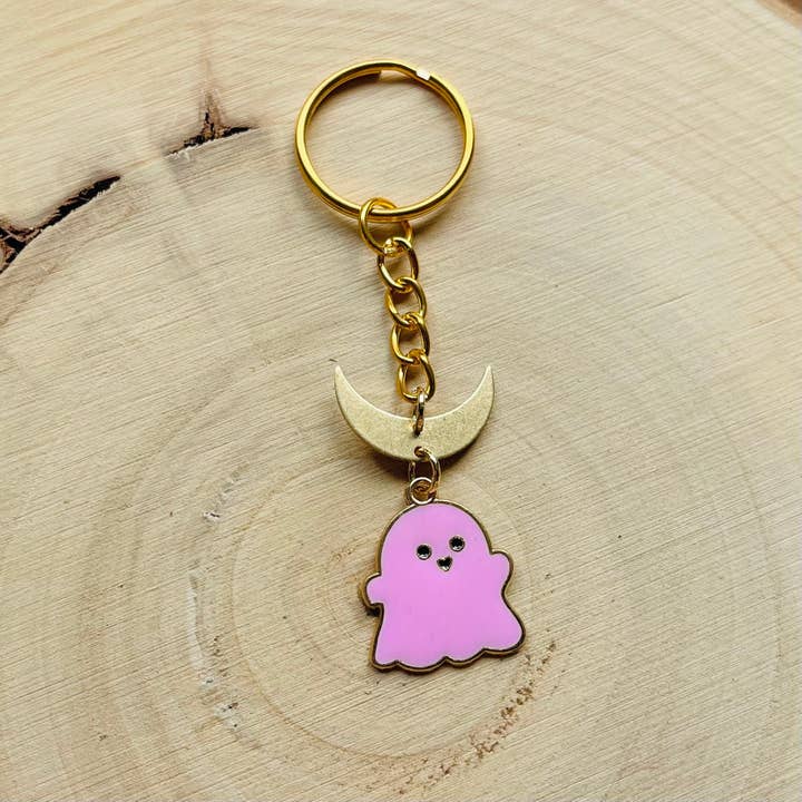 Portachiavi e Accessori per Zaini Kawaii Fantasma & Streghetta per la vendita all'ingrosso da parte di Same Sunset Design