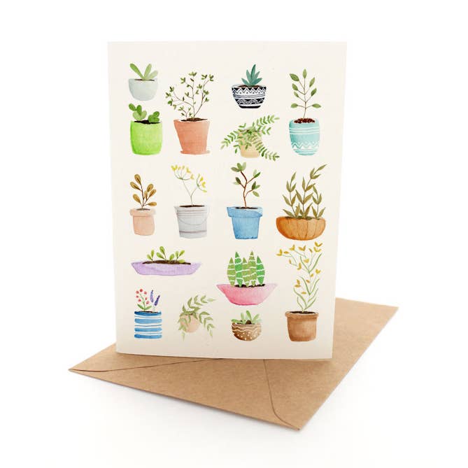 Pleasant Tree - Wholesale Everyday greeting card - Plant Gallery - Greeting Card0