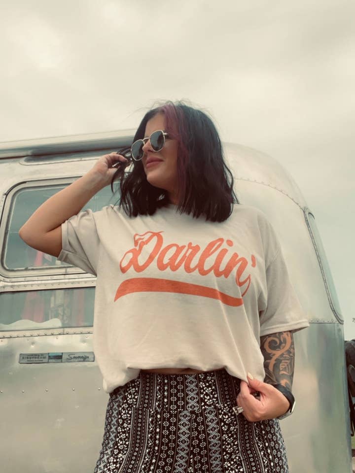 Fringed Outlaw Wholesale - Wholesale Screen Printed T-Shirt - Women's - Darlin
