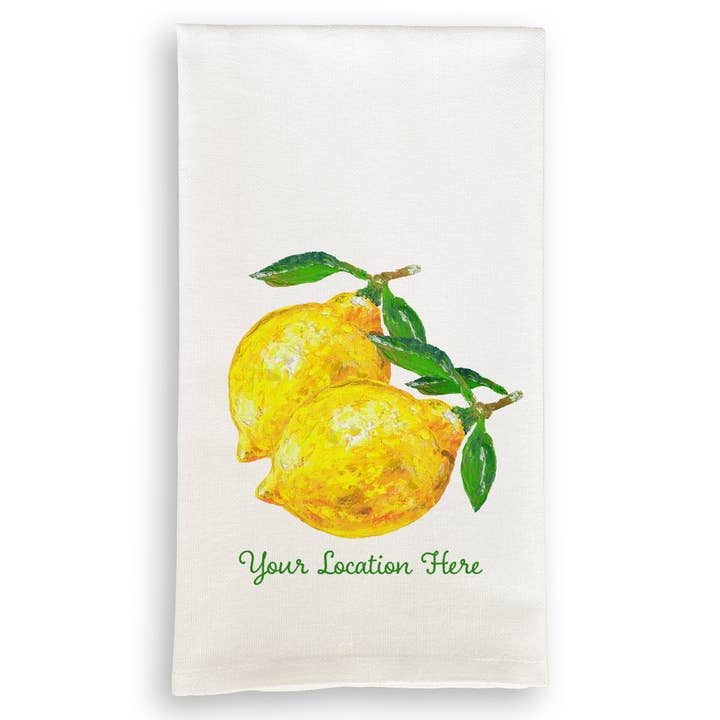 Two Lemons with Location for wholesale by French Graffiti