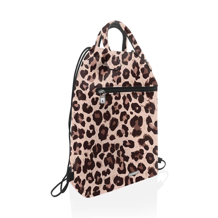 Space Backpack - Leopard Print - FW25/26 for wholesale by Save My Bag