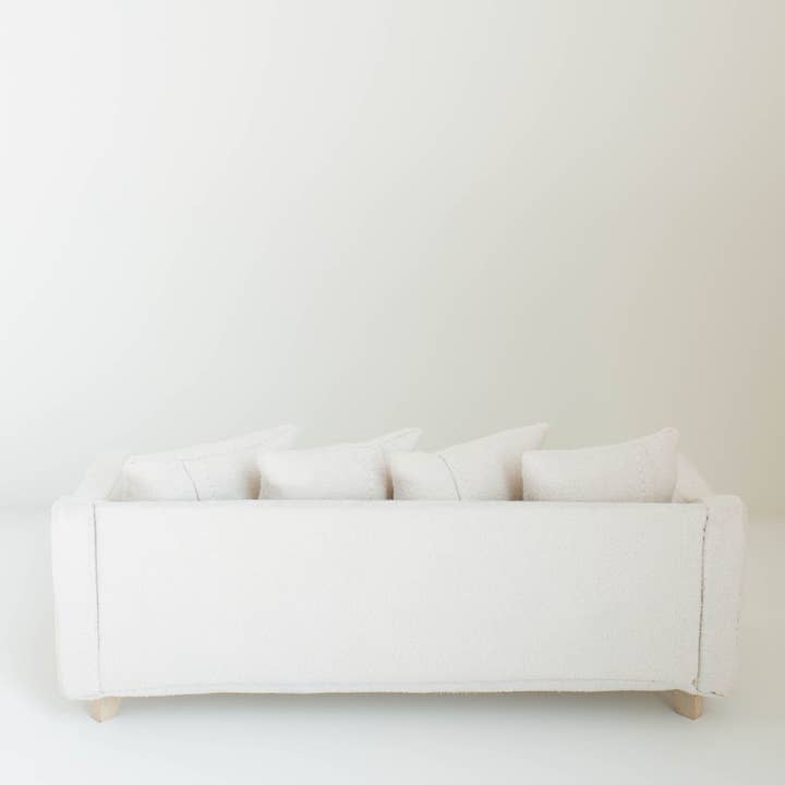 Macy Mae Dollhouse Designs - Wholesale Doll – Kids - Dollhouse Adelaide Scoop Arm Sofa | Pearl White5