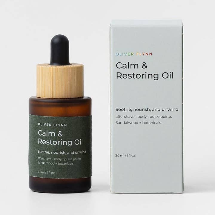 Óleo Calmante e Restaurador por atacado de Oliver Flynn Plastic Free Shop