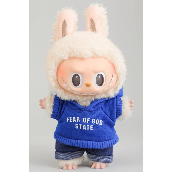 Girly - Wholesale Doll Clothing - Kids - HYPEBEAST HOODIE AND JEANS LABUBU OUTFIT