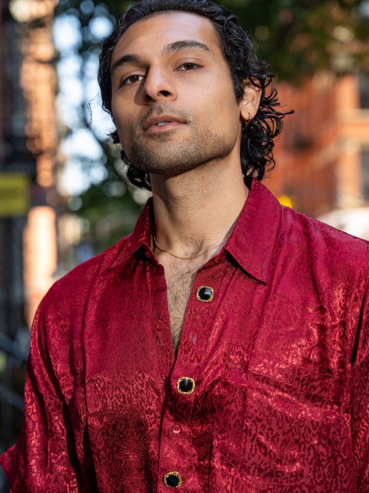 Rebel Satin Shirt for wholesale by StandAwt