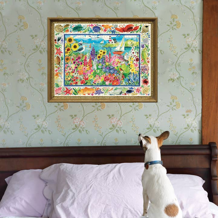 eeBoo - Wholesale Puzzle - Adult - Seagull Garden 1000 Piece Rectangle Puzzle4