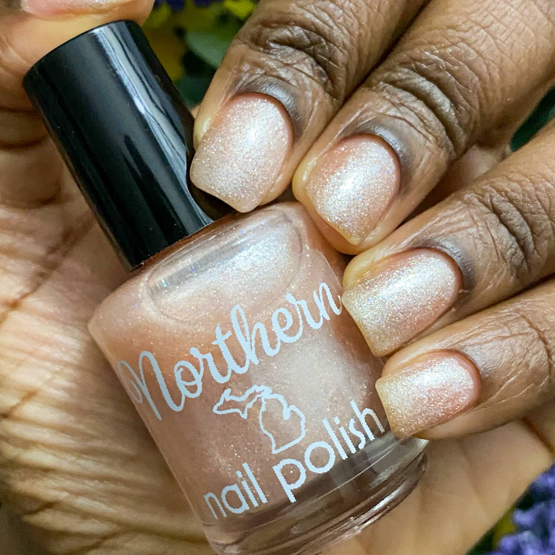 Northern Nail Polish - Wholesale Nail Polish - Ginger Ale ~ Nail Polish Sparkly Eco Green Natural Free Vegan2