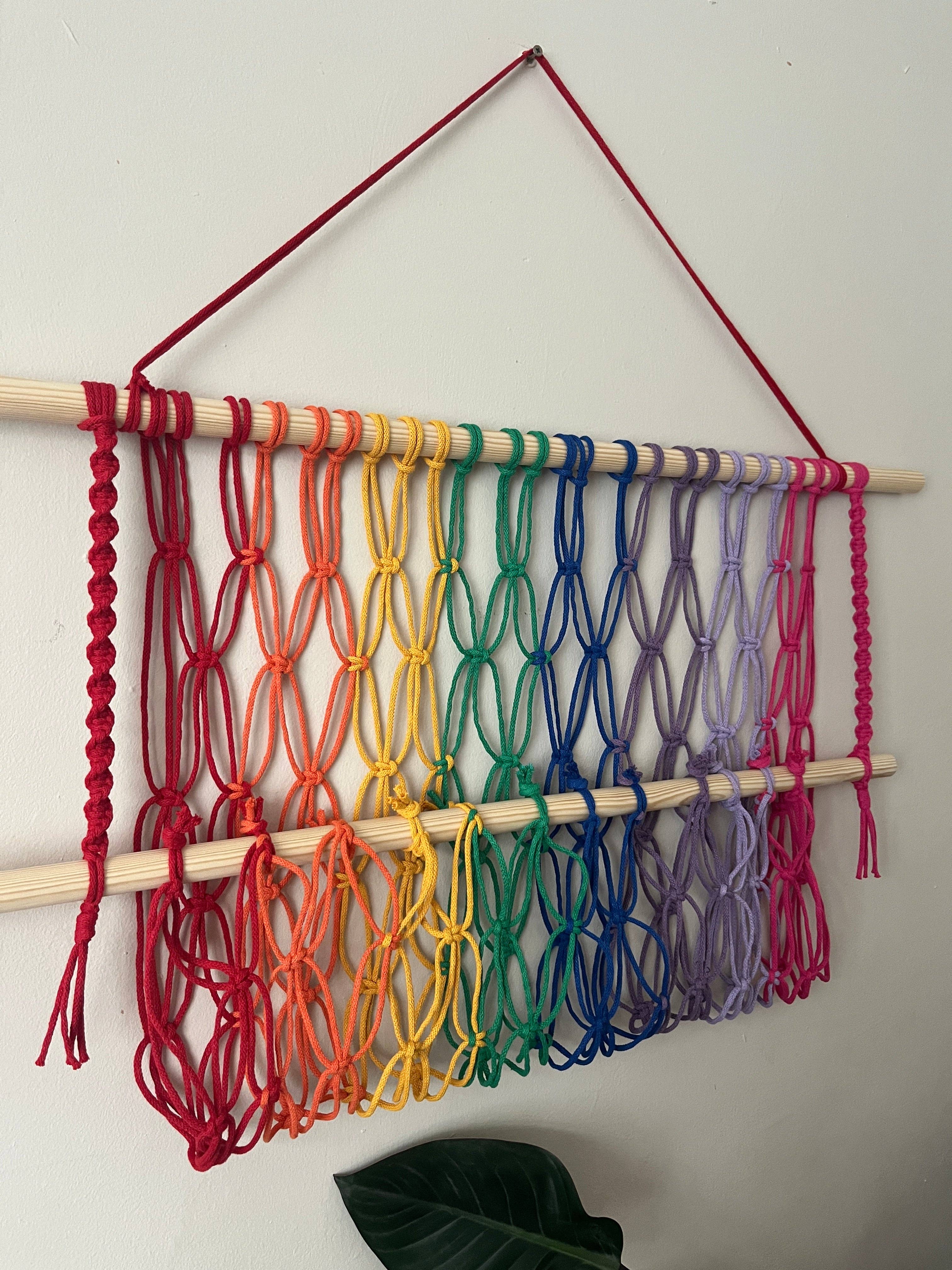 Macra-Made With Love – wholesale Toy storage box – Kids & baby – Macramé Nursery Toy Hammock5