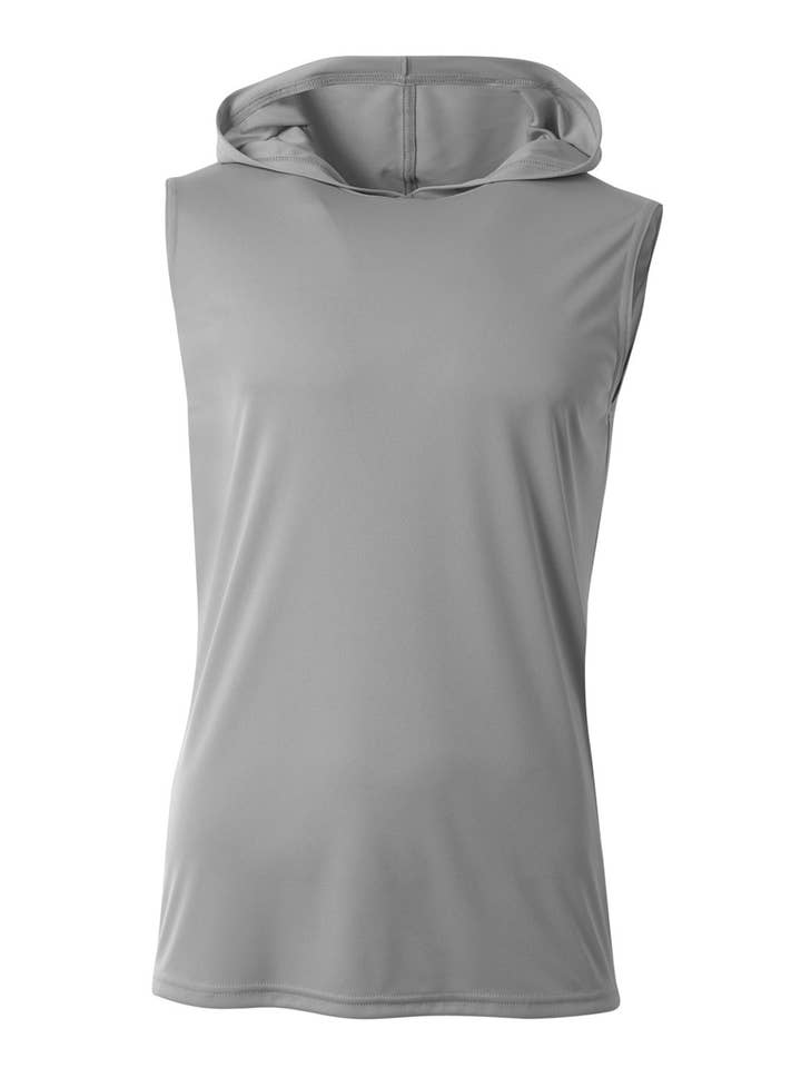 A4 Cooling Performance Sleeveless Hooded T-shirt | N3410 for wholesale by Total Apparel