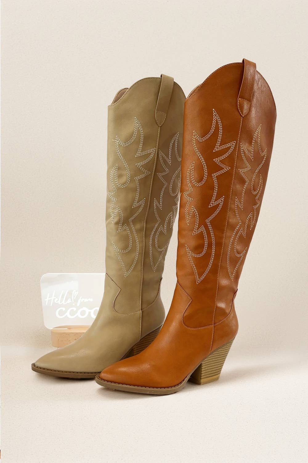 CCOCCI - Wholesale Cowboy Boots - Women's - RIVER-17 TALL  COWBOY BOOT WITH WESTERN EMBROIDERY9