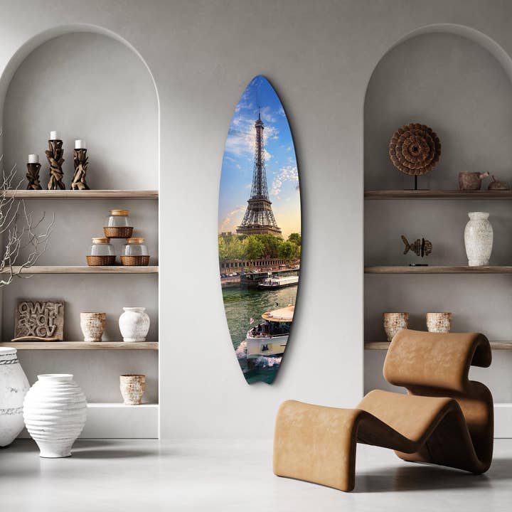 Artdesigna KG - Wholesale Wall Accent - Parisian Surf | Surfboard Glass Wall Art5
