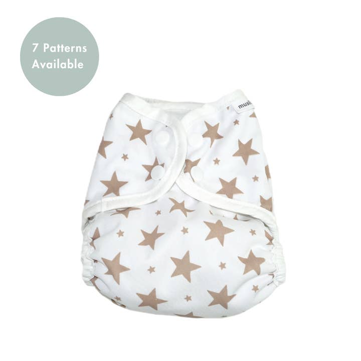 Muslinz - MerryGoRoundUK Ltd - Wholesale Underwear/Diaper Cover - Baby - MuslinZ Washable Nappy Wrap Cover Size 1