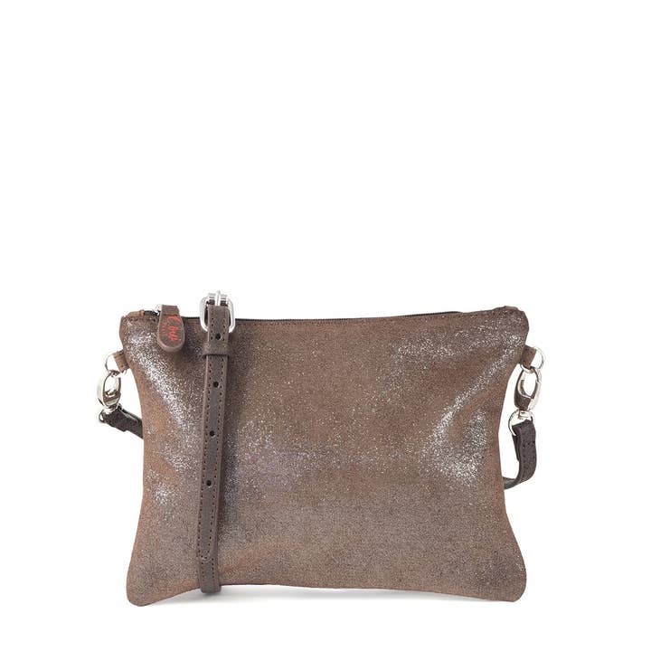 Bolso clutch Cannes 28 de cuero iridiscente para venta al por mayor de C Oui