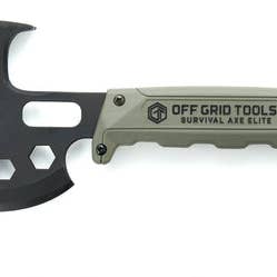 Off Grid Tools - Vendita all'ingrosso Strumento multifunzione - Ascia da sopravvivenza Elite - Verde