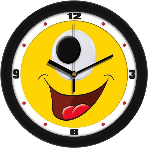 Silly Cyclops Face Children's Room Decorative Wall Clock for wholesale by Sun Time