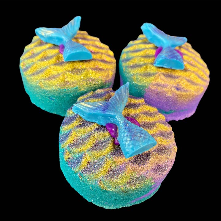 Mermaid Bath bombs for wholesale by Scrub Cosmetics