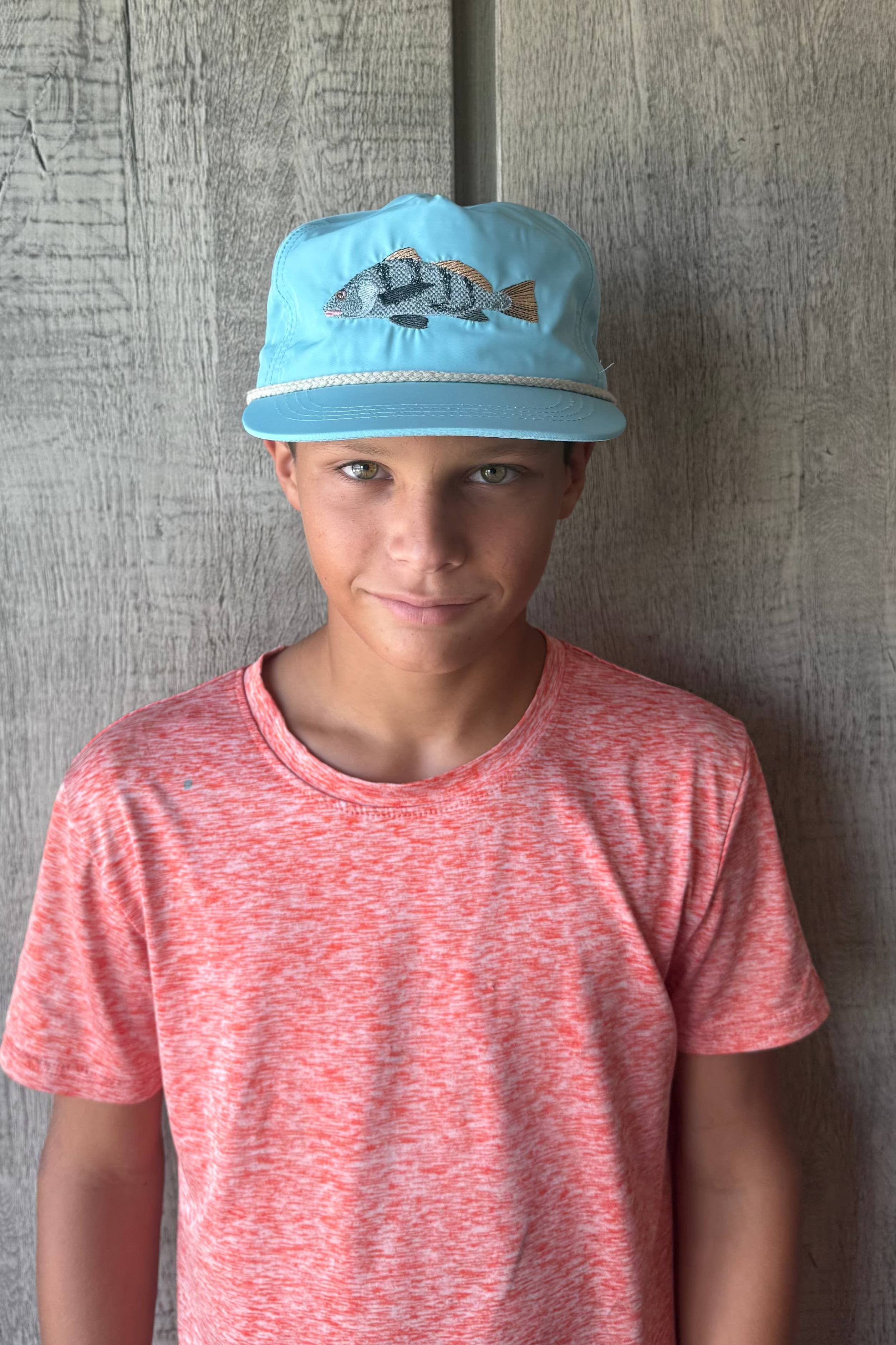 Lischka Brothers - Wholesale Bucket hat – kids - Black Drum Hat in Aqua