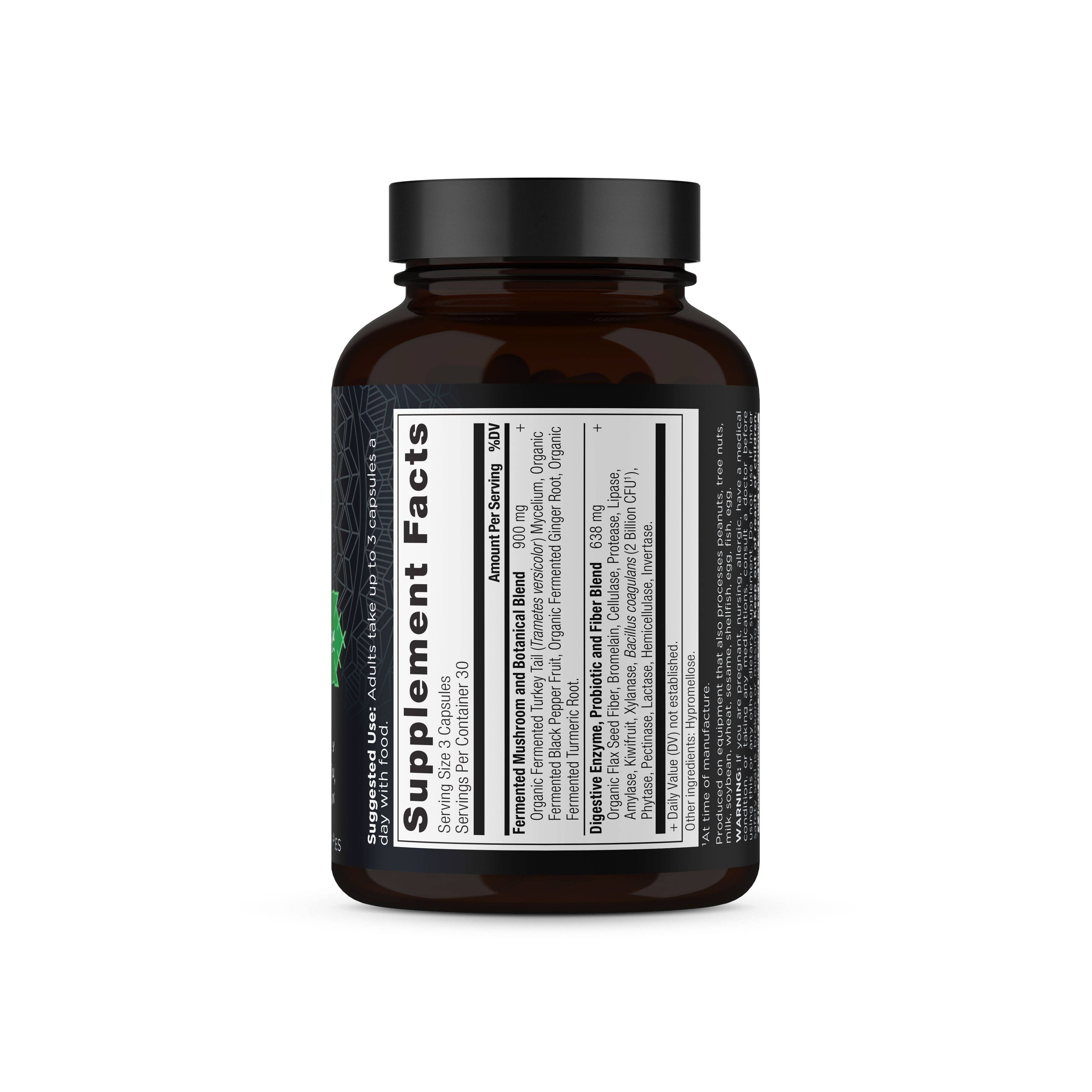 Black Digestive Enzyme | Capsules (90 Capsules) for wholesale on Faire5
