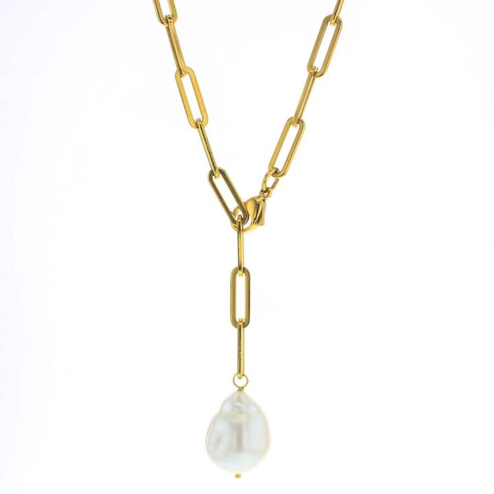 Lotus Jewelry Studio - Wholesale Y-Neck/Lariat Necklace - Maldives Pearl Necklace1