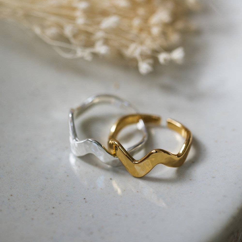 Wild Abandon Jewelry - Wholesale Band/Stacked Ring - mellow wave ring2