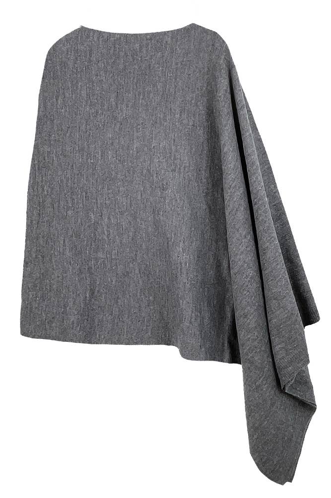 Hana - Wholesale Poncho - Women's - Solid Scarf Poncho32