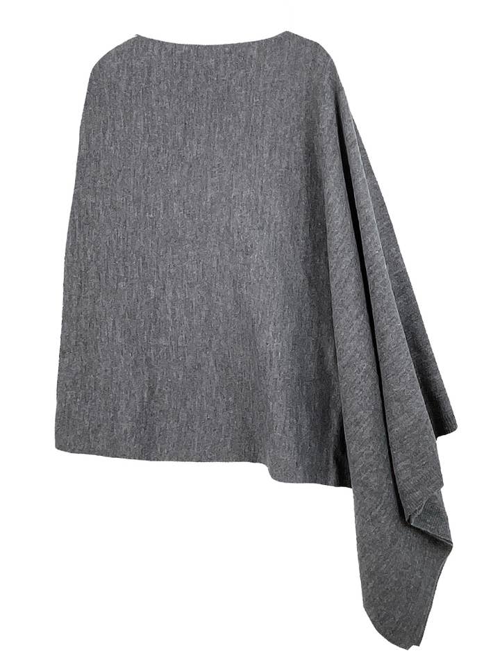 Hana - Wholesale Poncho - Women's - Solid Scarf Poncho32