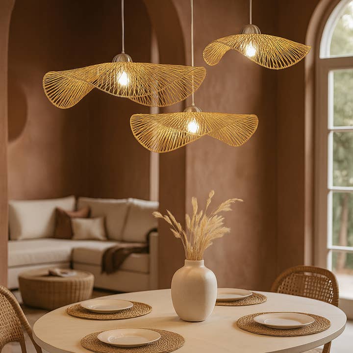 Now's Home - Venta al por mayor Lámpara de araña y colgante - SUSPENSIÓN DE BAMBÚ NATURAL DIÁMETRO 75CM CARAVELLE2