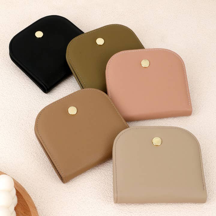 ACCITY - Wholesale Wallet - Women's - HALF ROUND MINI CUTE AND COMPACT WALLET_CWAB1655
