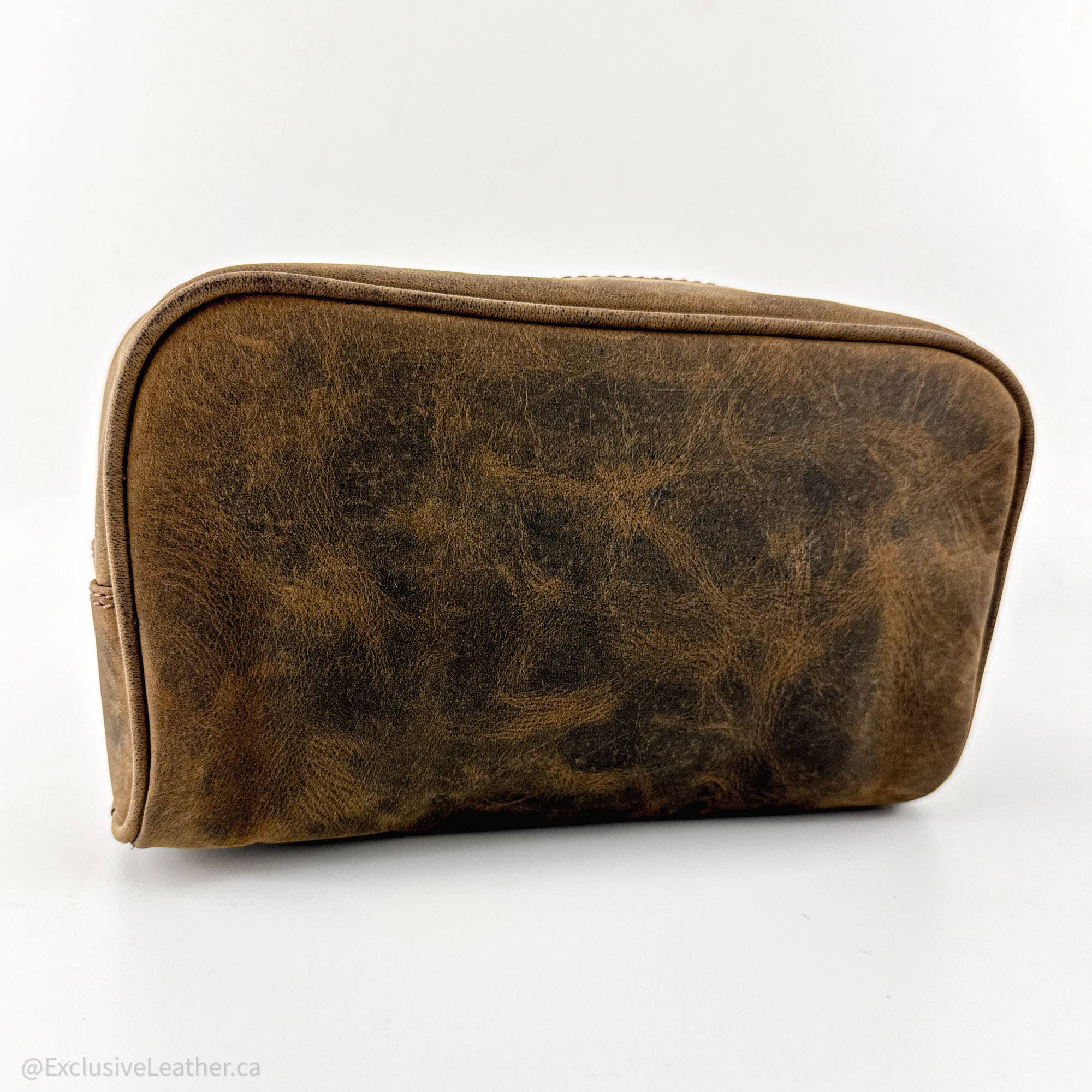 Exclusive Art Inc – Großhandel Kosmetiktasche – Unisex – Buff Leder Unisex Kulturbeutel / Toilettentasche - Wochenendausflug5