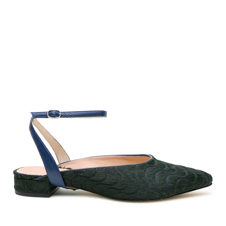 Groovy Green Point Slide + cinturino Evening Sky Marilyn per la vendita all'ingrosso da parte di Alterre