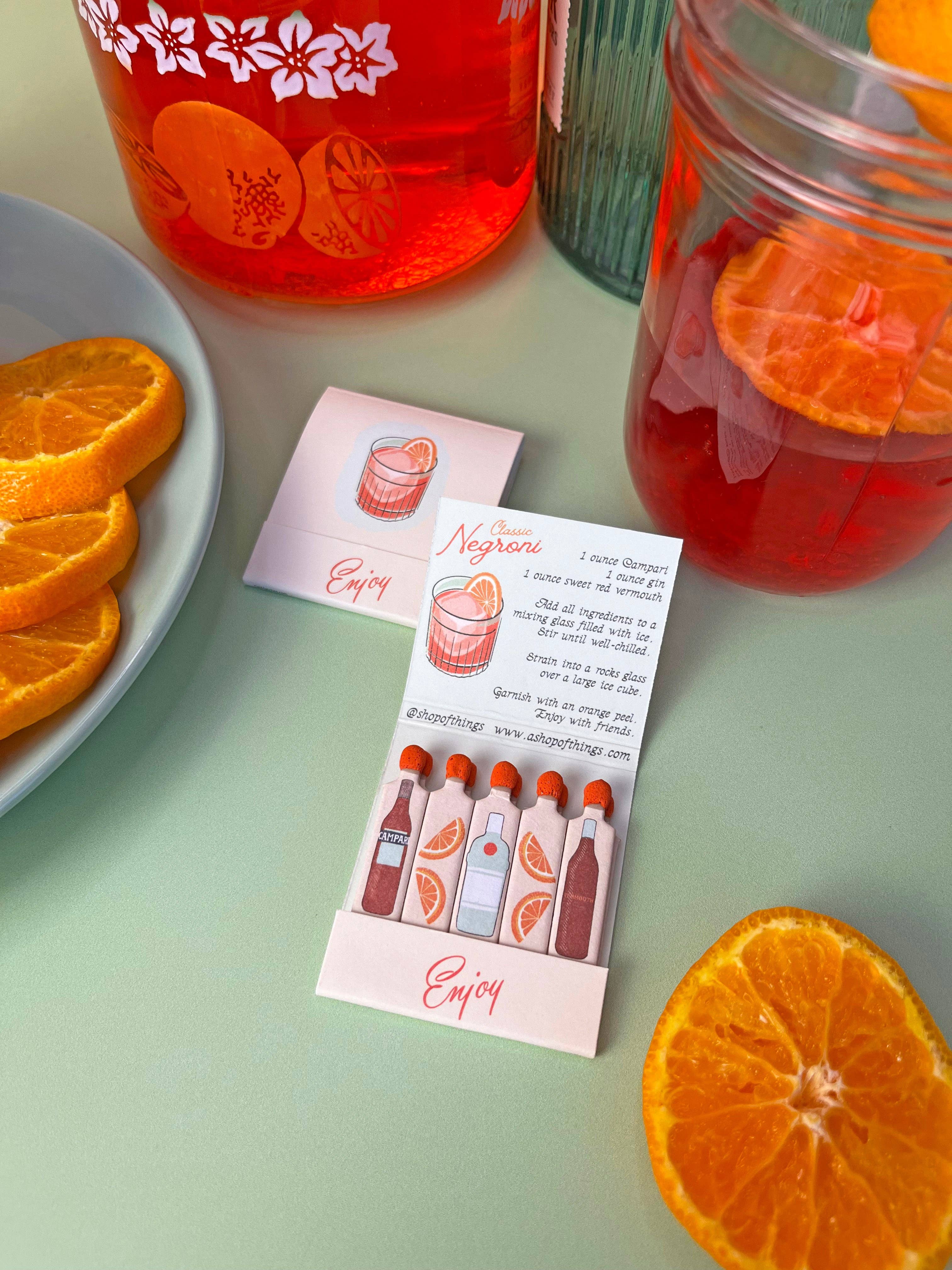 A Shop of Things - Vente Allumettes - Matchs de Negroni1