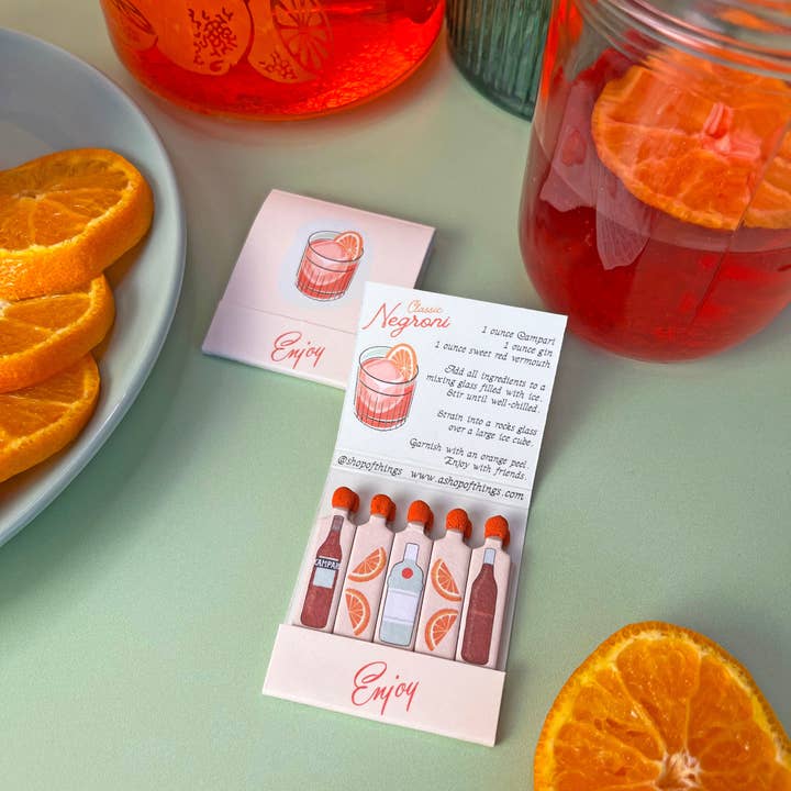 A Shop of Things - Vente Allumettes - Matchs de Negroni1