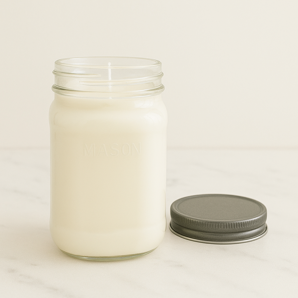 Miller Farm Candle Co - Wholesale Jar/Filled Candle - Ready to Label Mason Jar Soy Candle – 16 oz | Many Scents2