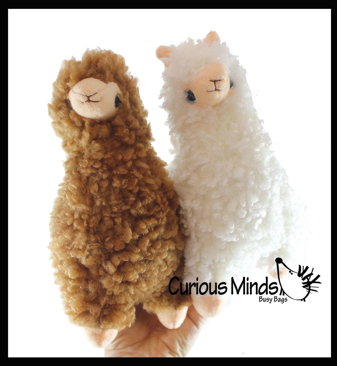 Curious Minds Toys - Wholesale Stuffed/Plush Toy - Kids & Baby - 1 Wooly Alpaca Stuffed Animal Toy - Soft Animal Plushie  Stu1