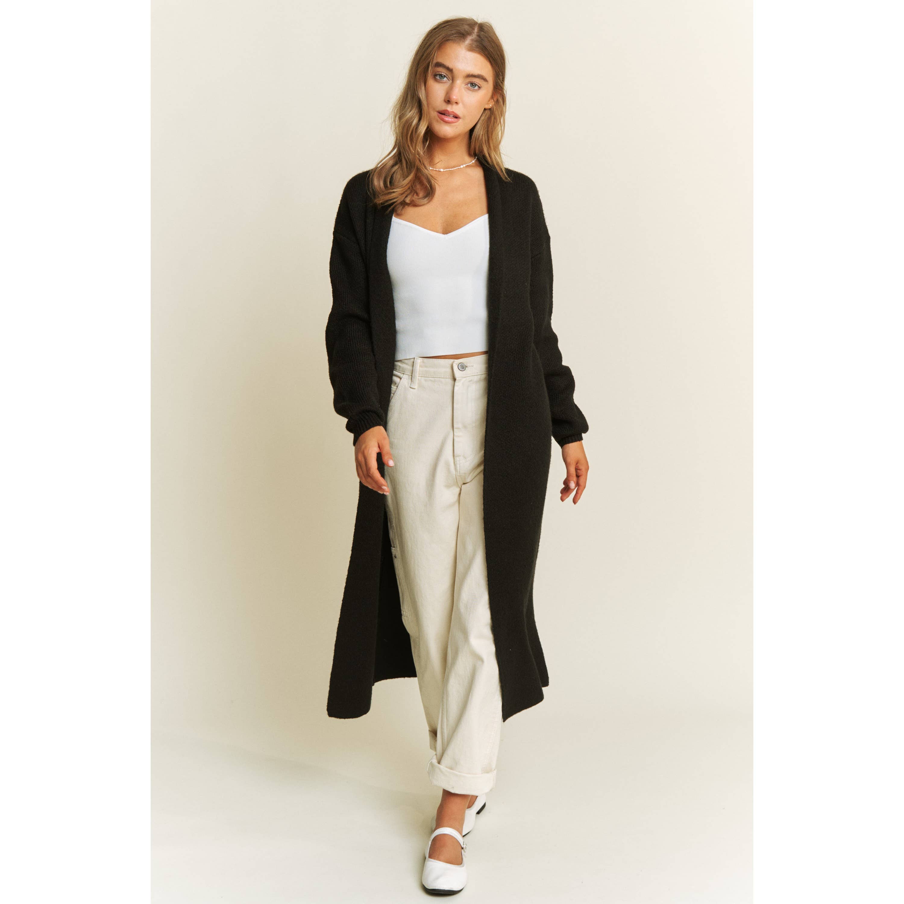 Sweet Generis - Wholesale Cardigan - Women's - CLASSIC LONG COZY SWEATER COAT