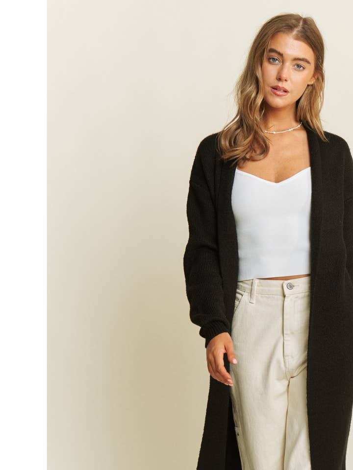 Sweet Generis - Wholesale Cardigan - Women's - CLASSIC LONG COZY SWEATER COAT0