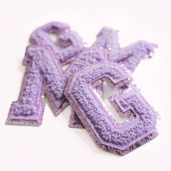 Mimi's Glow Accessories - Venta al por mayor Pegatina - Parche de letras minúsculas con brillo (3 piezas por letra)1