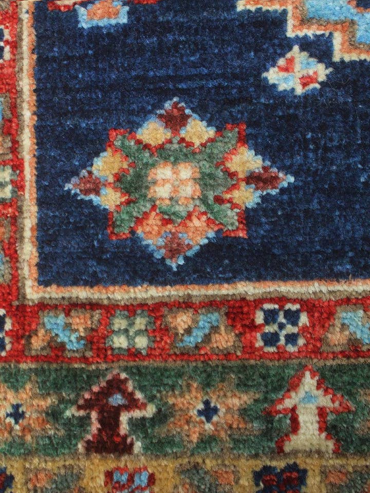 Aria Howard Blau/Gold Teppich, 2'7" x 7'7" für den Großhandel von Noori Rug