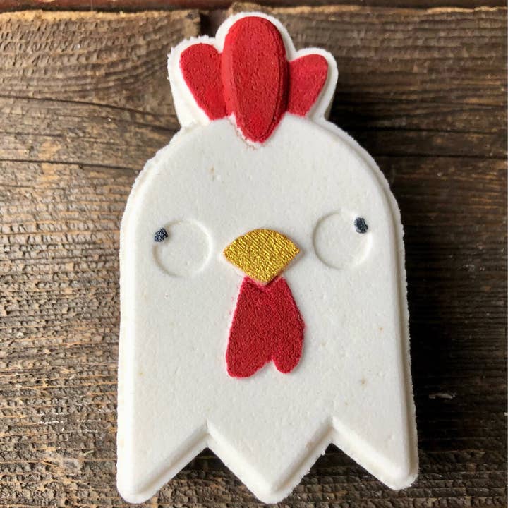 Chicken Head Foaming Bath Bomb for wholesale by Isaan Creations