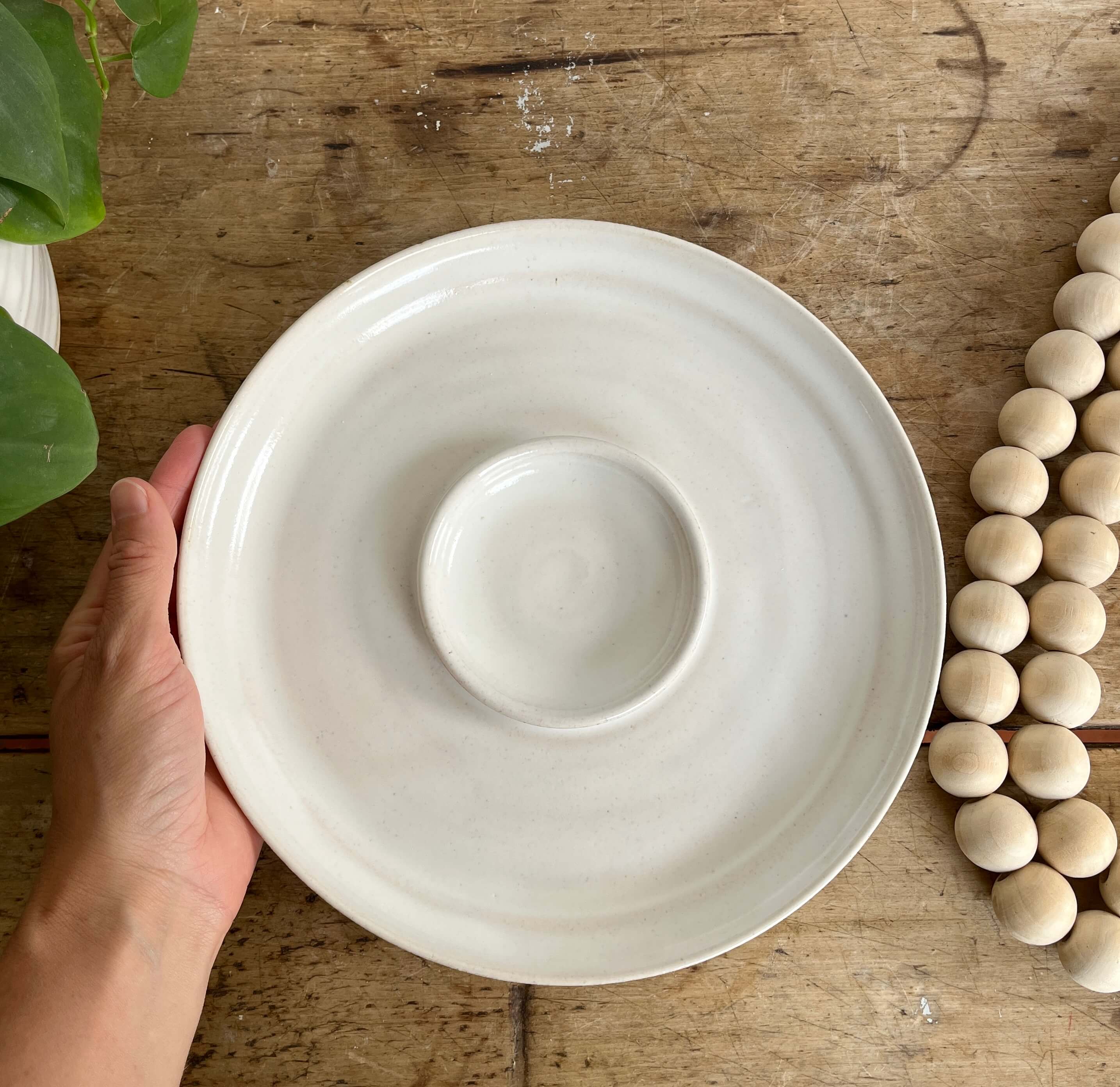 Coastal Clay Co. - Wholesale Platter - Bread and Oil Dipping Plate Platter13