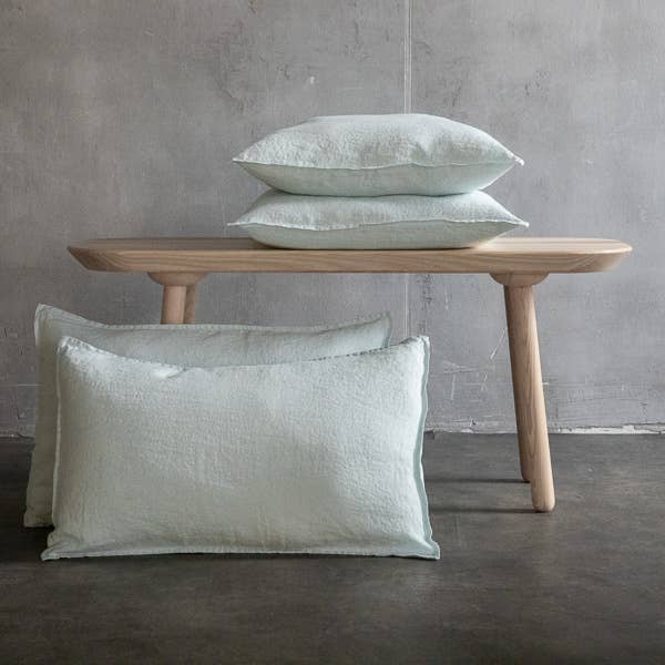 LinenMe - Wholesale Throw Pillow Cover - Linen Cushion Cover Ice Blue Stone Washed2