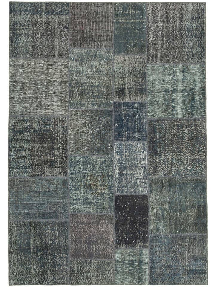 Alfombra de retazos gris 6x8 - 20942 para venta al por mayor de RUG N CARPET