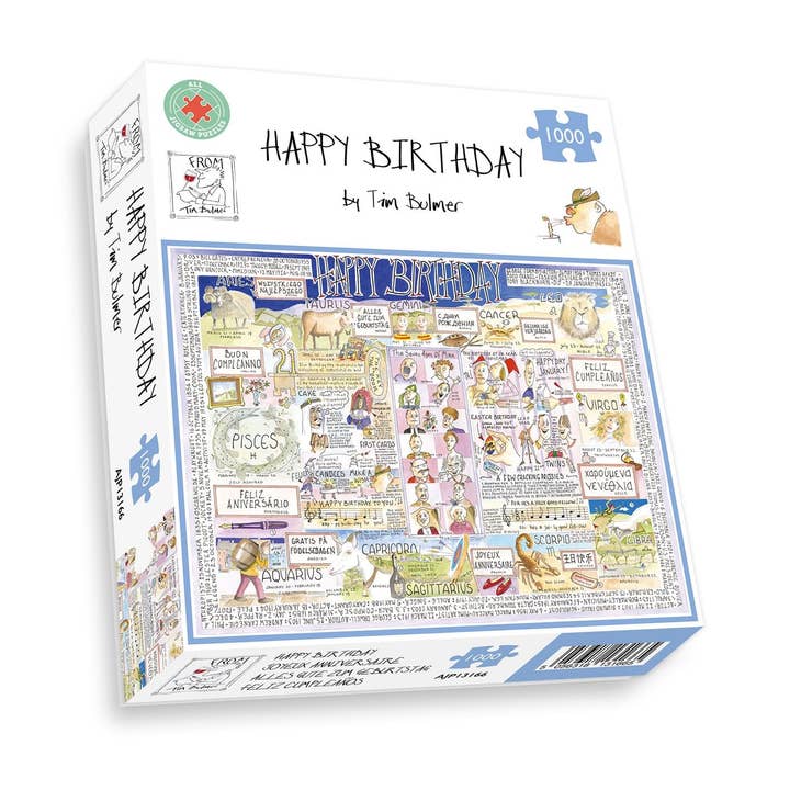 Puzzle 1000 pièces Tim Bulmer Joyeux anniversaire pour la vente par All Jigsaw Puzzles