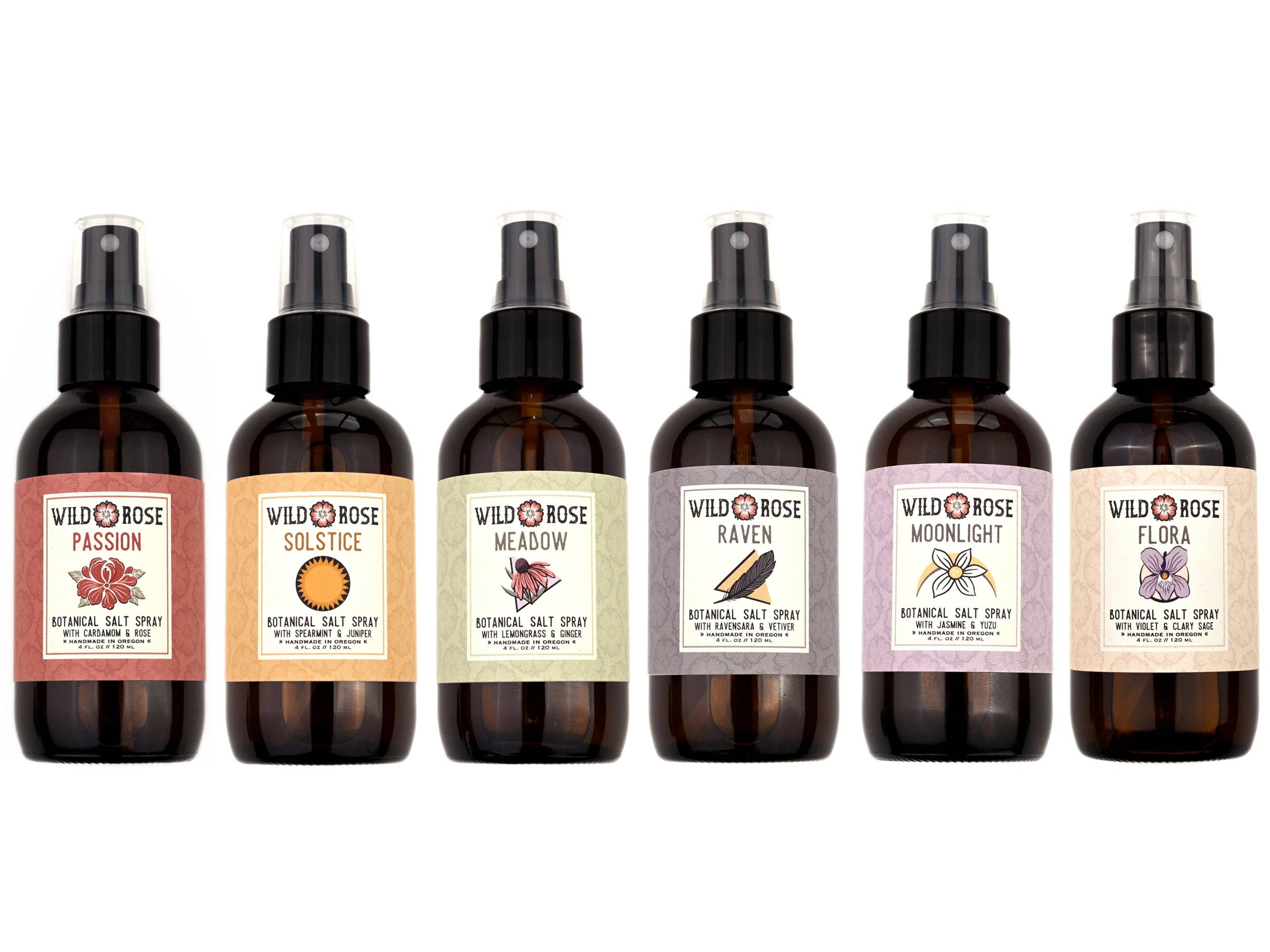 Wild Rose Herbs - Wholesale Hair Spray - Flora - Botanical Salt Spray 1oz // 30ml 5