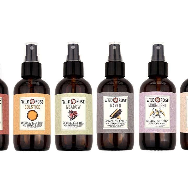 Wild Rose Herbs - Wholesale Hair Spray - Flora - Botanical Salt Spray 1oz // 30ml 5