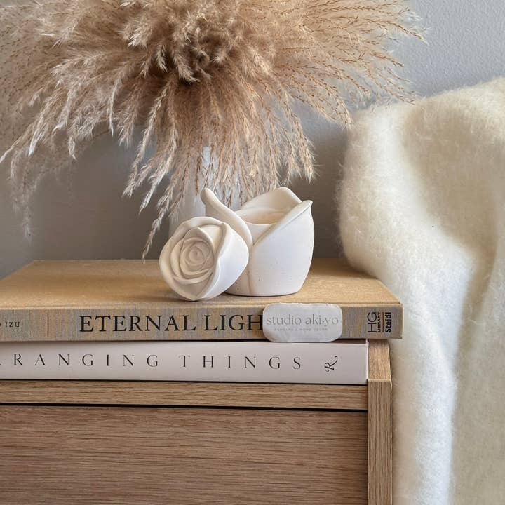 Studio Akiyo - Wholesale Jar/Filled Candle - Rosebud Scented Soy Candle | 3oz | Mother's Day | Moms Gifts3