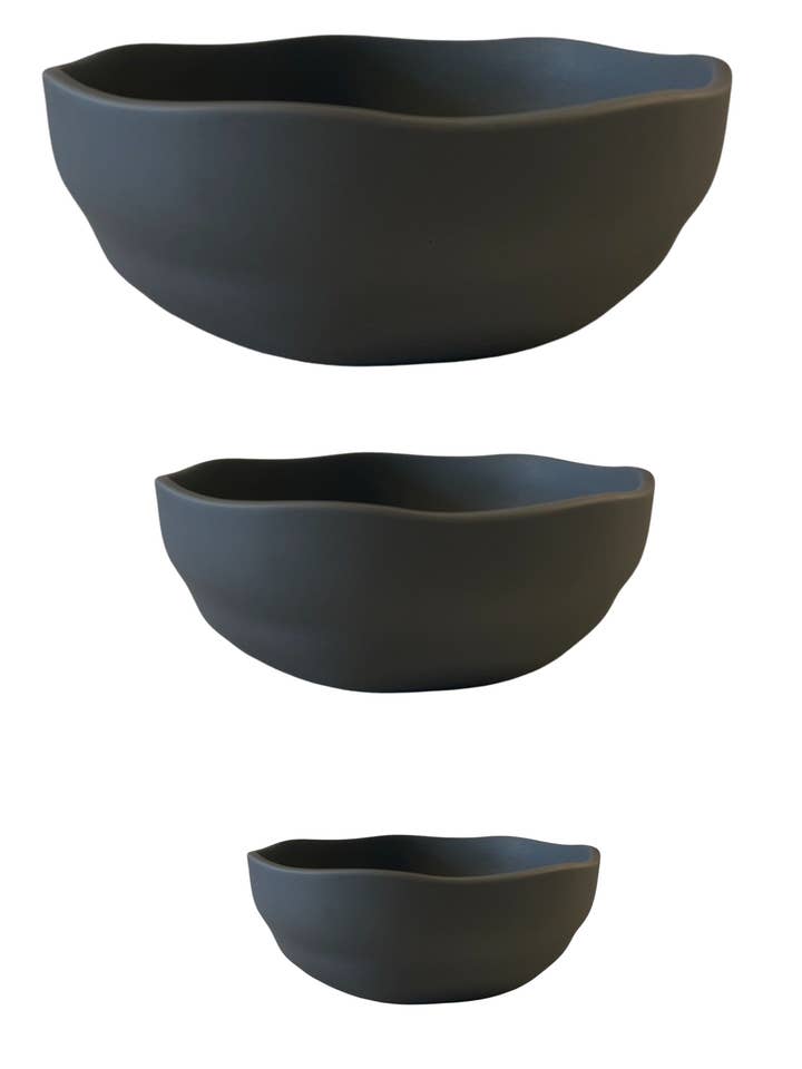 Ondulado, grande, mediano, pequeño, gris sólido para venta al por mayor de The modern wick