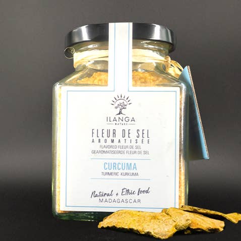 Ilanga Nature - Wholesale Salt - Turmeric Fleur de Sel 175g0